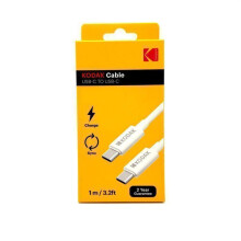 KODAK - Câble de charge et de données USB vers USB-C pour Android 1 M - 5V/2A