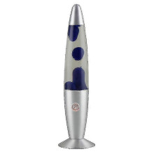 (Blue) Large Lava Lamp Beautiful Liquid Motion With Wax That Flows Like Night Light Water Entertaining For Adults Teens Kids