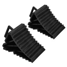 2Pcs HeavyDuty Wheel Chock NonSlip Tire Block For Caravan Trailer And Small Cars, Wheel Alignment Block