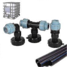 (Straight 25mm) Heavy Duty IBC Tank Adapter for Outdoor Watering and Irrigation