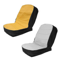 (grey) Waterproof for JOHN DEERE Seat Cover Lawn Ride on Mower Tractor up to 15"