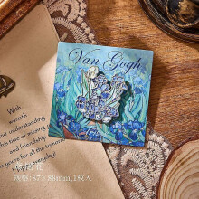 (B) Van Gogh Oil Painting Brooch Pin Classic Fashion Creative Cute Metal Collar Chest Badges Jewelry Gift Clothing Bag Accessories