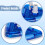 Triangular Pool Vacuum Cleaner Head Easy To Install Transparent Professional Replacement With Hose And Handle Connection 4