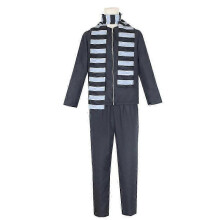 (M, 1) Despicable Me Victor Gru Cosplay Costume Minion Movie Halloween Party Performance Outfit Adult Kids Dress Up Multiple Sizes