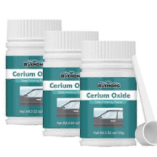 (3pcs)Cerium Oxide Glass Polishing Powder Window Windscreen Windshield Scratch Remover Repair Waxing Polish Pad Cerium Oxide for Glass New
