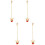 2Stück Entzückendes Schmuck Set Für Mit Ohrstecker 7