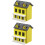 2 Stuks Mini Huisje Poppenaccessoire 7