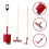 9 Sets Miniature Hark Schepje Huis Werkaccessoires 11