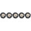 5 Sets Geplooide Poppenogen, , Decoratieve Speelgoedogen 11