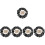 5 Sets Geplooide Poppenogen, , Decoratieve Speelgoedogen 7