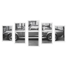 Pôsteres de luxo em tela, inspirados em pisos vinílicos impermeáveis, para decoração de parede. Conjunto de pôsteres de supercarros impressos