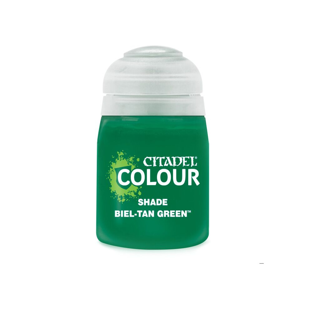 Games Workshop Citadel Shade Paint: Biel-Tan 18Ml Warhammer 24-19 Green