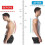 (S,White)Tourmaline Posture Corrector Vest, 2024 New Menionic Vest - Instant Posture Corrector -GSL 3
