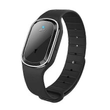 (Black) Mosquito Bracelet, Mosquito Watch USB Rechargeable Waterproof Bracelet