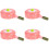 4 Stuks Mini Pan Bakpan Huizenpan Model Keukengerei 7