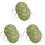 6 Stuks EVA Schildpad Shell Halloween Feestaccessoire 4