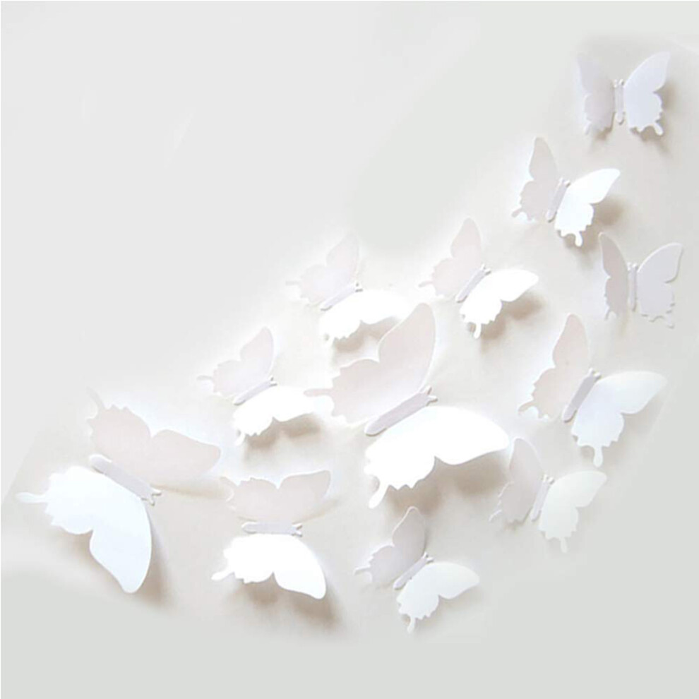 Pretty Room Decor, Reusable Butterfly Stickers with Long-lasting Vibrancy for Children's Room, Wedding, Birthday, Mirror Butterfly Wall Decals for Ann