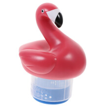 Pool Chemical Dispenser Flamingo Floating Chlorine Floater For Pools And Spas, Algae Preventer, SlowRelease Treatment