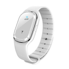 (White) Mosquito Bracelet, Mosquito Watch USB Rechargeable Waterproof Bracelet