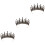 3 Braut Legierungskrone Retro Kopfschmuck 9