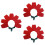 3Stk Blumenkranz Haarreif Für 8