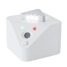 (UK Plug, White) XY-005 Indoor 360-Degree Sonic Mouse Repeller Multifunctional Insect Repeller