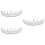 3Stück Tiara Perlen Kopfschmuck 7