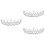 3Stück Tiara Perlen Kopfschmuck 6