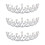 3Stück Tiara Perlen Kopfschmuck 8