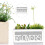 2Stk Retro Wohnaccessoire Deko Blumenhalter 10