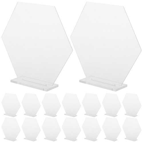 36 Sets Transparente Schilder Mit Für Tischdekoration 2