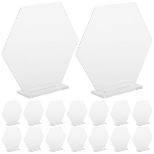 36 Sets Transparente Schilder Mit Für Tischdekoration 1