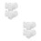 4 Unidades Pañales Para Muñecas Bebé Reborn Ropa Interior Reutilizable 6