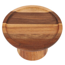 5Stk Holz Cupcake- Kuchen-Halter Dessert-Teller