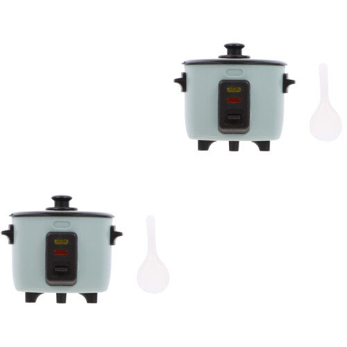 2Pcs Mini Plastic Electric Kettle Toy Model For Doll House Decor 2
