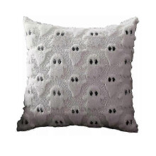 (40cm)Ghost Cushion Covers Halloween Decorations 18x18 inch Cute Ghost Pillow Covers