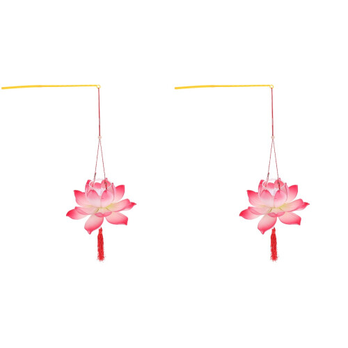 2 Ensembles De Matériaux Pour -Lanternes En Lotus Kits 1