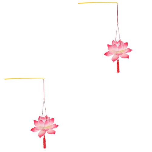 2 Ensembles De Matériaux Pour -Lanternes En Lotus Kits 2