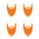 4 Valse Baard Echte Haar Cosplay Halloween Feest 7