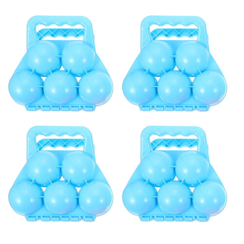 8Ud Clips Para Nieve Niños Multijuego Azul Resistente