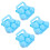 8Ud Clips Para Nieve Niños Multijuego Azul Resistente 10
