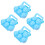 8Ud Clips Para Nieve Niños Multijuego Azul Resistente 11