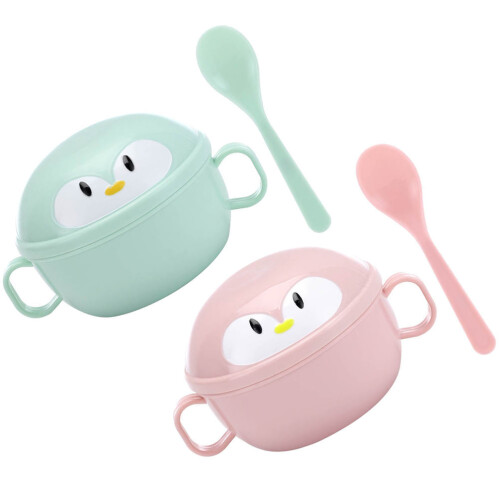 4 Ensembles Bols Pour Bébé Cuillères Bol