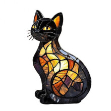 (A) 3D Cute Cat Magic Colorful LED Light Ornament Soft And Non-glaring Light Bedroom Study Children's Room Atmosphere Lights-B