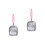 2Pièces Litière Multi Couleurs Acier Pour Chat 5