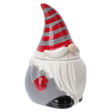 2 Stks Santa Claus Opbergpot: Keramisch Met Capaciteit