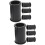 8Pcs Black Rubber Mic Spacer Sleeves Protective Shock Mount Washers 10