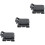 3Pcs Mini Breakfast Maker Plastic Waffle Maker Dollhouse Kitchen 5