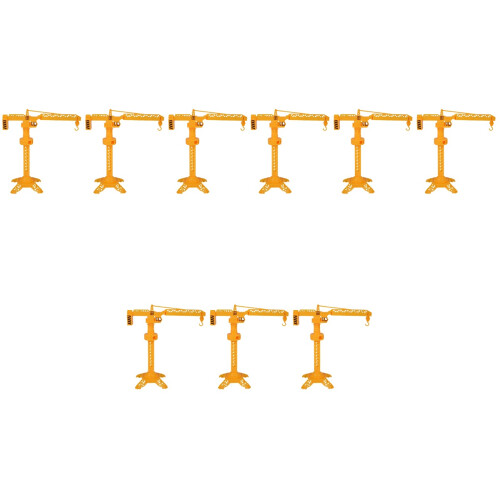 9 Pcs Plastic Rotate Slewing Crane Toy For Kids 2
