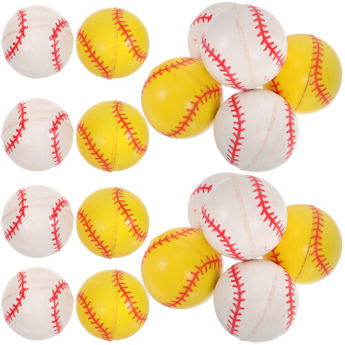 60 Stuks Bounce Ball Baseball Patroon Springende